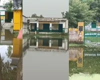 हरदोई में बाढ़ का प्रकोप, जलस्तर बढ़ने से ग्रामीण भयभीत; सरकारी स्कूल कराए गए खाली