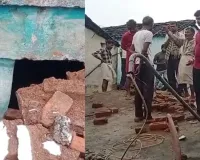 महोबा में मूसलाधार बारिश बनी काल! भरभरा कर गिरा मकान, पति-पत्नी की मौत, बालिका गंभीर