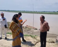 श्रावस्ती में बाढ़ से पहले प्रशासन अलर्ट, सिसवारा घाट पर कटान रोकने के दिए निर्देश