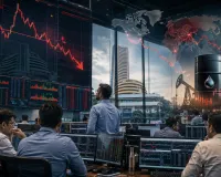 Stock Market Today: कच्चे तेल की तेजी का बाजार पर दबाव, सेंसेक्स 320 अंक तक टूटा; निफ्टी भी फिसला