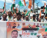 श्रावस्ती में विधायक के नेतृत्व में निकली तिरंगा यात्रा, भारत माता के जयकारों से गूंजा हरदत्त नगर गिरंट