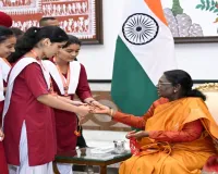 राष्ट्रपति को राखी बांध बलरामपुर की बेटियों ने बढ़ाया जिले का मान : तुलसीपुर क्षेत्र की छात्राओं को मिला विशेष अवसर
