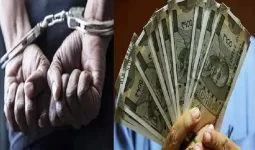 लखनऊ:  एक लाख रिश्वत लेते वरिष्ठ लेखा लिपिक गिरफ्तार