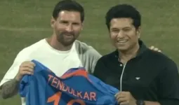मेस्सी और तेंदुलकर की जुगलबंदी ने वानखेड़े में एक और गौरवशाली अध्याय जोड़ा