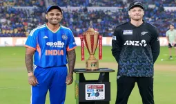  IND vs NZ 5th T20 : ईशान के पहले टी20 शतक से भारत के पांच विकेट पर 271 रन 
