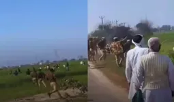 गाजियाबाद : कूड़ाघर के विरोध में हिंसक प्रदर्शन, पथराव और लाठीचार्ज में कई घायल 