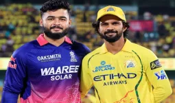 आईपीएल 2026 : राजस्थान रॉयल्स ने जीता टॉस, चेन्नई सुपर किंग्स करेगा पहले बल्लेबाजी  