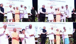 सीएम योगी ने नर्सिंग अधिकारियों को सौंपा नियुक्ति पत्र कहा- देश की अर्थव्यवस्था का "ग्रोथ इंजन" बन चुका है UP 