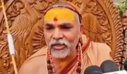 नैमिषारण्य पहुंचे शंकराचार्य अविमुक्तेश्वरानंद सरस्वती, कहा- गौ रक्षा से विश्व में सुख-शांति संभव 