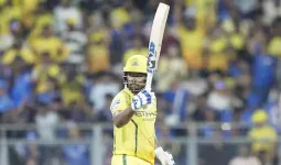 आईपीएल 2026 : संजू सैमसन का शतक, चेन्नई सुपर किंग्स ने मुम्बई इंडियंस को दिया 207 रनों का लक्ष्य 