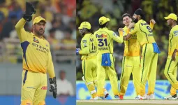 SRH VS CSK का मैच में नजर आएंगे धोनी... टीम के साथ आए नजर