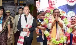 Assam CM Oath Ceremony: हिमंता बिस्वा सरमा के शपथ ग्रहण में शामिल हुए सर्जियो गोर, अमेरिकी राजदूत ने दी बधाई