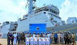 INS Sunayna: श्रीलंका पहुंचा सुनयना, हिंद महासागर में परिचालन तैनाती के तहत 3 दिवसीय दौरा