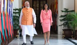 India-Venezuela :  पीएम मोदी और कार्यवाहक राष्ट्रपति डेल्सी रोड्रिगेज की मुलाकात, पश्चिम एशिया संकट के बीच तेल आपूर्ति पर बड़ा मंथन