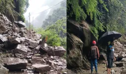 Kedarnath Yatra :   भूस्खलन से केदारनाथ पैदल मार्ग बंद, गौरीकुंड के पास रोकी गई यात्रियों की आवाजाही 