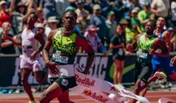 Prefontaine Classic 2026 में टेट टेलर का जलवा, 200 मीटर दौड़ जीतकर ओलंपिक चैंपियन तेबोगो को छोड़ा पीछे