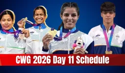  CWG 2026 Day 11: ग्लास्गो में आखिरी दिन भारत के पास मौका, आज इन खिलाड़ियों से पदक की उम्मीद; देखें पूरा शेड्यूल