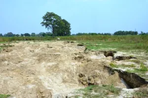 बरेली: पेड़ों की आड़ में खनन करा रहे माफिया