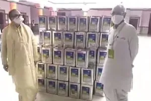 अयोध्या: अखंड ज्योति के लिए दान किया 75 टीन गाय का देशी घी