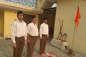 बरेली: संघ के 95वें स्थापना दिवस पर गूंजा नमस्ते सदा वत्सले मातृभूमे..