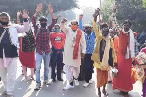 कोविड-19 के साये में शांतिपूर्ण सम्पन्न हुई चौदह कोसी परिक्रमा