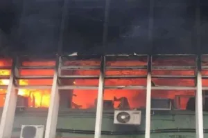 अस्पताल में हादसा