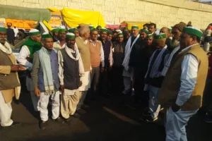 बरेली: कृषि कानूनों के विरोध में गाजीपुर बार्डर पर डटे बरेली के किसान