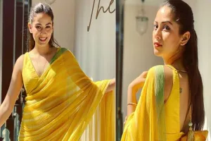 शाहिद कपूर की पत्नी मीरा ने येलो साड़ी में कराया फोटोशूट, खूबसूरती से लूटा फैंस का दिल