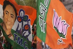 टीएमसी छोड़ भाजपा में शामिल हुए उम्मीदवार पहुंचे प्रचार करने, कार्यकर्ताओं ने दिखाए काले झंडे