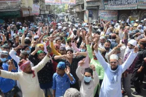 बरेली: आरएसी ने निकाला जुलूस, नरसिंहानंद की गिरफ्तारी की मांग