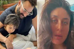 करीना ने दिखाई अपने न्यूबॉर्न बेबी की झलक, भाई के चेहरे से हट नहीं रहीं तैमूर की नजरें
