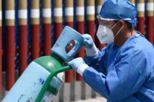 बरेली: संक्रमित मरीजों के साथ ऑक्सीजन की मांग में भी गिरावट