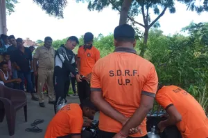 बरेली: किला नदी में चार बच्चे डूबे, एक लापता, SDRF टीम पहुंची