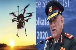 जम्मू में ड्रोन हमलों के बाद सुरक्षा स्थिति की समीक्षा करने पहुंचे सीडीएस जनरल रावत