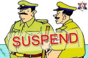 संघ नेता पुत्र आत्महत्या मामले में इंस्पेक्टर समेत पांच पुलिसकर्मी निलंबित