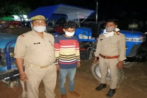 मुरादाबाद: चोरी के चार ट्रैक्टर समेत एक गिरफ्तार, 6 आरोपी फरार