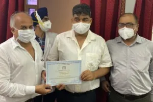 हल्द्वानी: डॉक्टर्स डे पर एसटीएच के 90 डॉक्टरों को किया सम्मानित