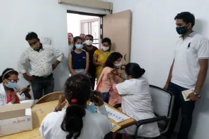 बरेली: रुविवि में 147 लोगों को लगा कोरोना टीका