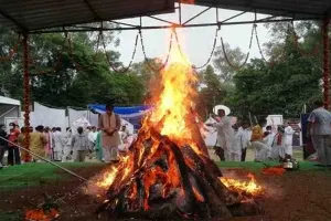 यूपी: राजकीय सम्मान के साथ पूर्व मुख्यमंत्री कल्याण सिंह पंचतत्व में विलीन