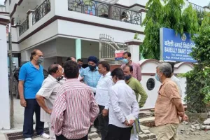 बरेली: रामपुर बाग में स्मार्ट सिटी के कामों में खानापूर्ति का विरोध शुरू