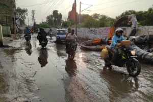 बरेली: स्मार्ट सिटी की प्लानिंग पर पानी फेर रहा बदहाल ड्रेनेज