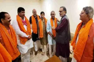 अयोध्या: भाजपा प्रभारी राधामोहन सिंह ने की पदाधिकारियों के साथ बैठक