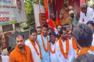 बलिया पहुंची संत गणिनाथ सामाजिक जागृति एवं राजैनितक चेतना रथ यात्रा