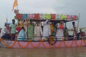 अयोध्या: स्व. कल्याण सिंह की अस्थि कलश सरयू नदी में की गई विर्सजित