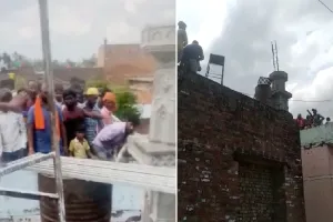 बरेली: मंदिर-मस्जिद निर्माण को लेकर दो पक्षों में विवाद, मौके पर पुलिस फोर्स तैनात