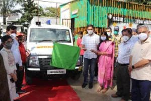 सितारगंज: सामुदायिक स्वास्थ्य केंद्र में ऑक्सीजन प्लांट का शुभारंभ, एंबुलेंस की मिली सौगात