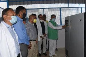 बरेली: ऑक्सीजन प्लांट उद्घाटन के दौरान शहर विधायक बोले- नहीं आएगी कोरोना की तीसरी लहर