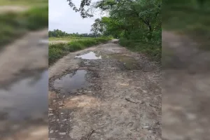 हरदोई: दशकों से राहगीरों का रास्ता रोक रहे मार्ग के गड्ढे, जिम्मेदार मौन