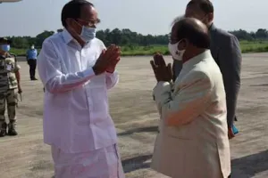 वेंकैया तीन दिवसीय दौरे पर अरुणाचल पहुंचे, राज्य विधानसभा को करेंगे संबोधित