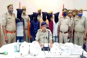 सीतापुर: पुलिस का खुलासा, छह शातिरों ने दी थी लहरपुर में हुई डकैती को अंजाम